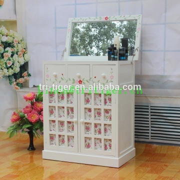 Princess designs make up desk table with mirror and drawer