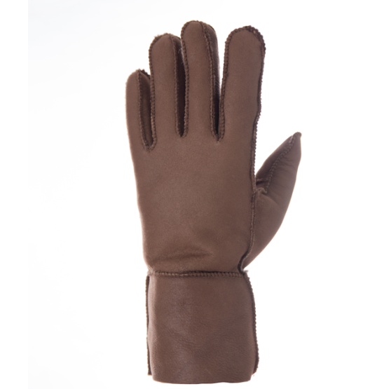 Fashion Sheepskin Fur Gloves with Real Lambskin