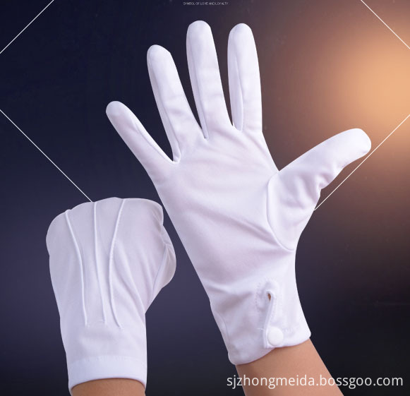 Nylon Snap Uniform Gloves 4