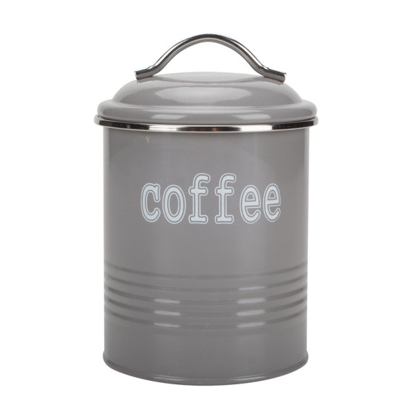 Round Tea Sugar and Coffee Storage Canister