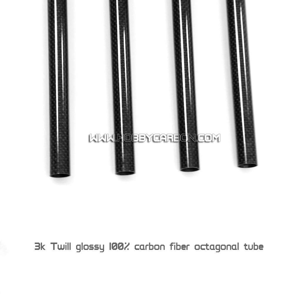 Gloss carbon fiber tube