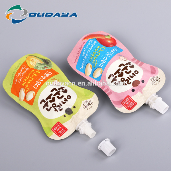 Plastic Packaging liquid Pouch Bag with spout