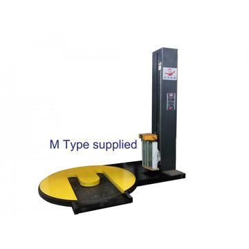 Forklift type automatic pallet stretch wrapping machine