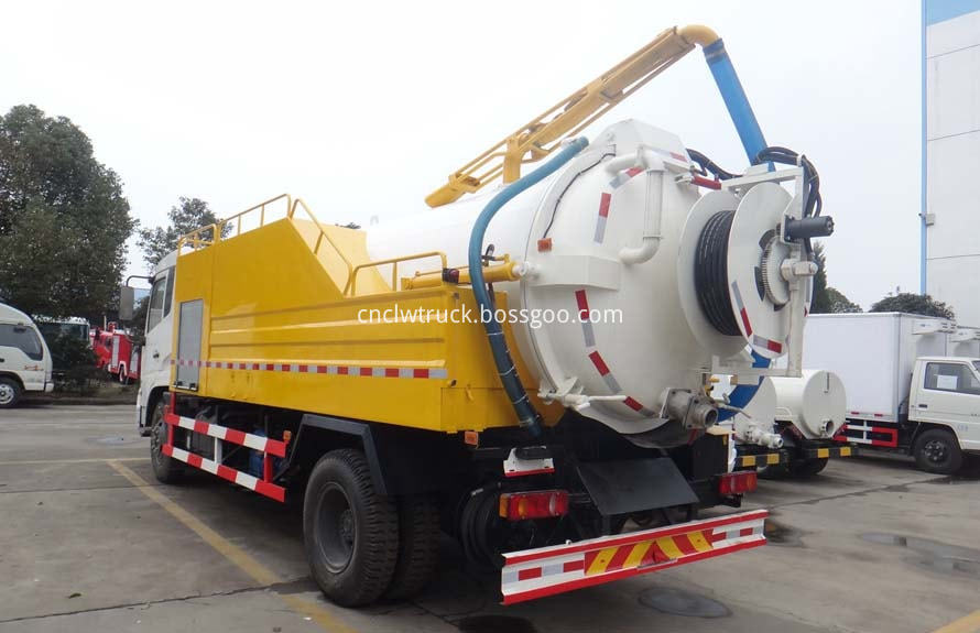 combination vacuum jetting truck 2