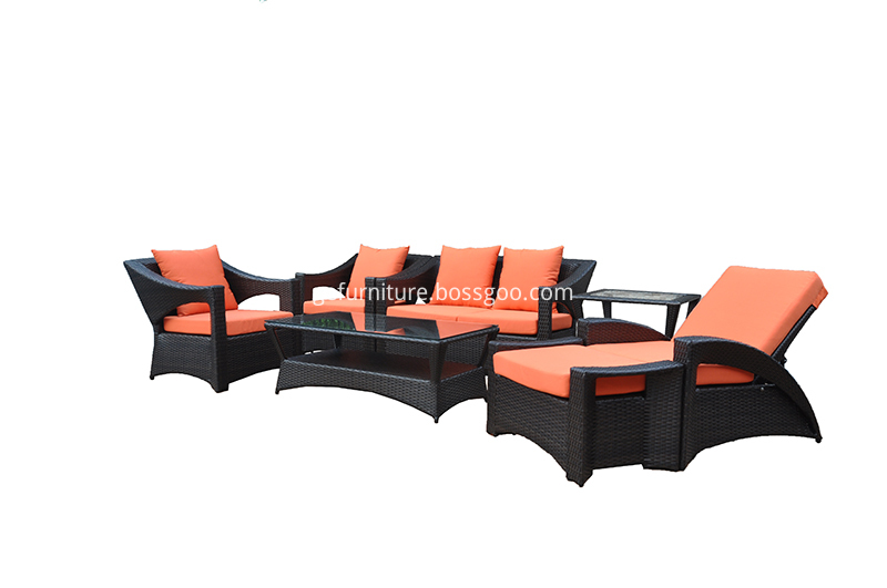 Modern PE rattan Sofa Furniture