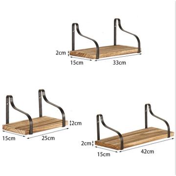 New design 3 pcs/Set wall mount shelf with bracket