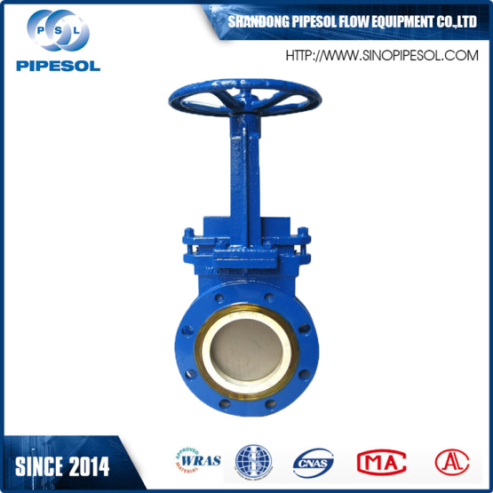 Flange type  knife valve