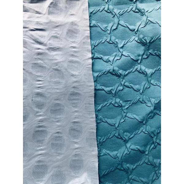 polyester microfiber combination bubble fabric