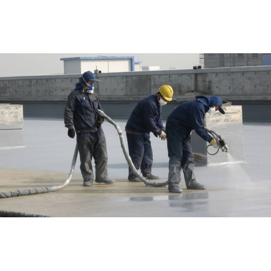 Safety And Environmentally Spraying Polyurea SPUA-90 AB    Courts Sports Surface Flooring Athletic Running Track