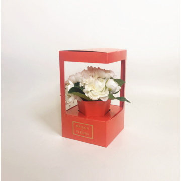 Foldable paper flower delivery boxes for sale