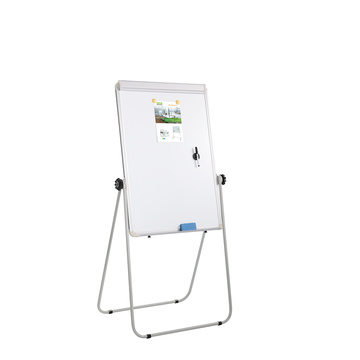 Double Sided Whiteboard 360 Degrees Rotated Flipchart Easel