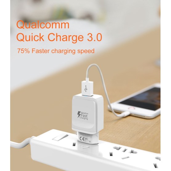 Quick Charge 3.0 Fast Charger With phone