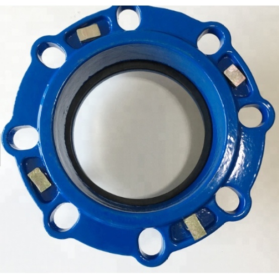 Ductile Iron Cast Pipe Fittings Restraint Flange Adapter