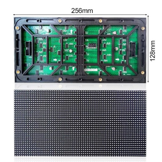 PH4 Outdoor LED Display Module with 256x128mm