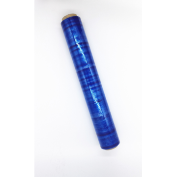 Blue 2 inch transparent stretch film wrap roll