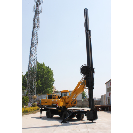 Wheel rotary drilling rig can be customized
