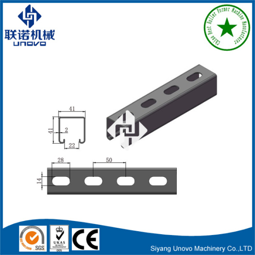 Unistrut channel bracket manufacturing line