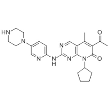 Pyrido[2,3-d]pyrimidin-7(8H)-one,6-acetyl-8-cyclopentyl-5-methyl-2-[[5-(1-piperazinyl)-2-pyridinyl]amino]- CAS 571190-30-2