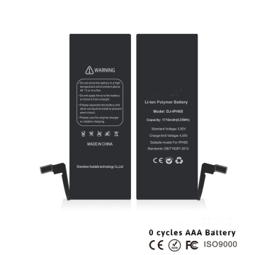 rechargeable lithium-ion cell phone battery for iphone 6s