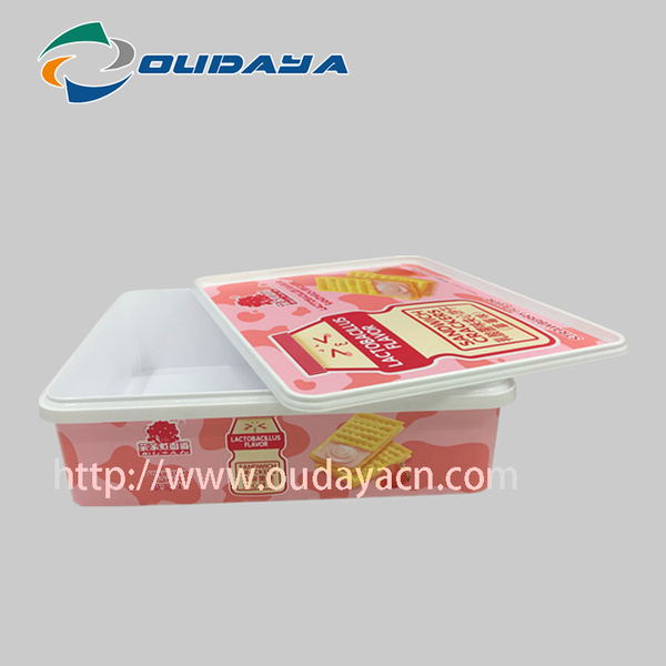 IML box Sandwich Biscuit Packaging Box