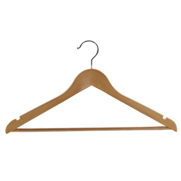 Hotel Logo Printed Wooden Clothes Hanger