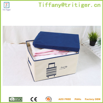 Luxury 3pcs/Set Waterproof printing closet organizer drawer foldable storage box