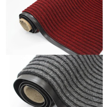 floor mat rolls designed with striped and ribbed