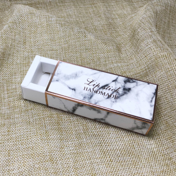 Best marble pattern lipstick packaging box