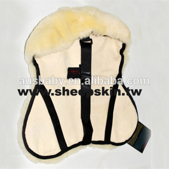 Horse equipment sheepskin saddle cover