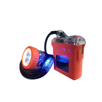 Cap Lamp with tail light (collision avoidance)