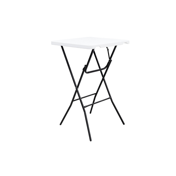 Plastic Small Down Square Steel Folding Dining Table