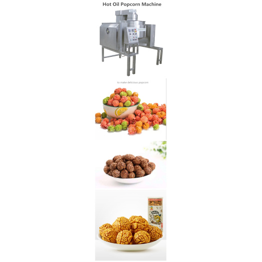 Rainbow popcorn making machine for industrial use