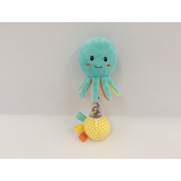 Octopus with Rattle for Baby