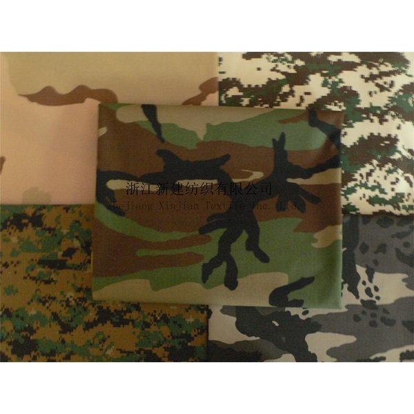 Wholesale Middle East Camouflage TC Ripstop Fabric