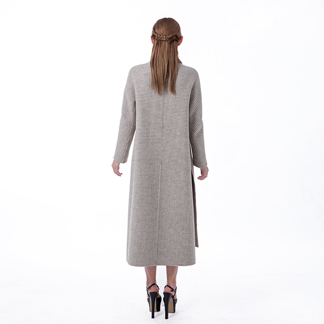 Fashion of long cashmere overcoat