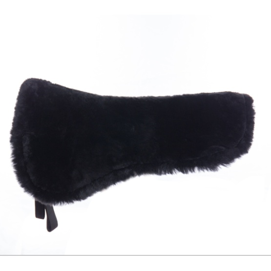 High Quality Black Quilting Sheepskin Saddle Pad