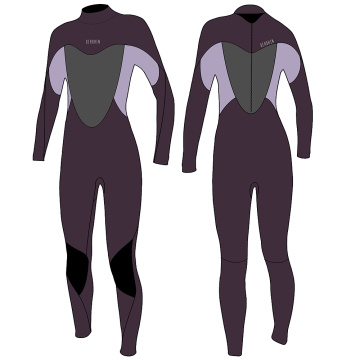 Seaskin Women's Zipper Pull Fullsuit Diving Wetsuits