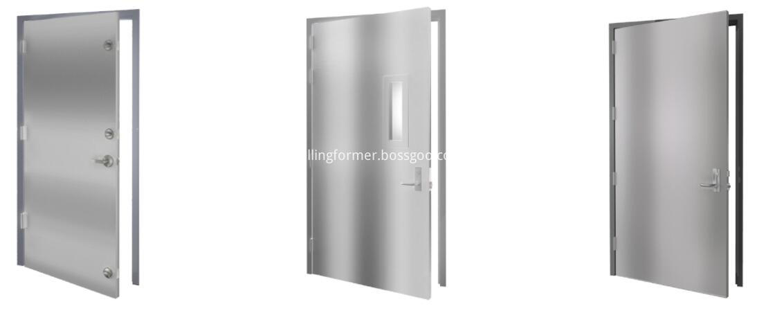 Hollow metal door rollformer