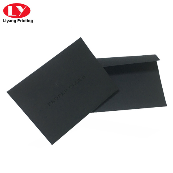 Black UV small envelope custom made