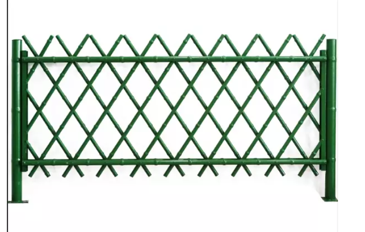 Carbonized Bamboo Chain Link Fence 
