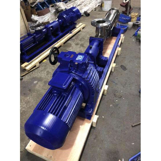 single screw pump with speed control motor