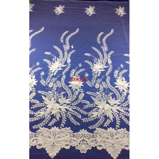 White Luxury Fabric for Dress
