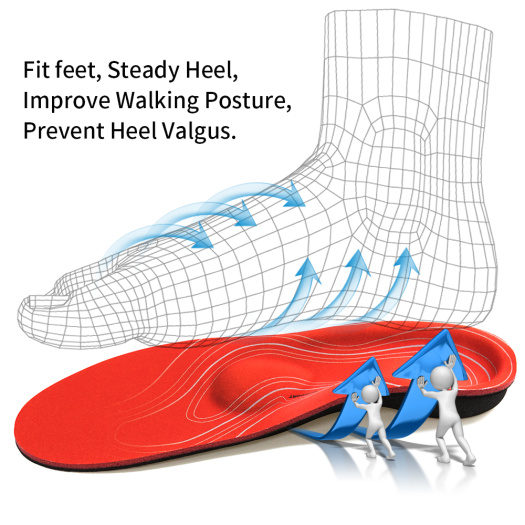 Severe Flat feet insoles Orthotic Arch Support Pad