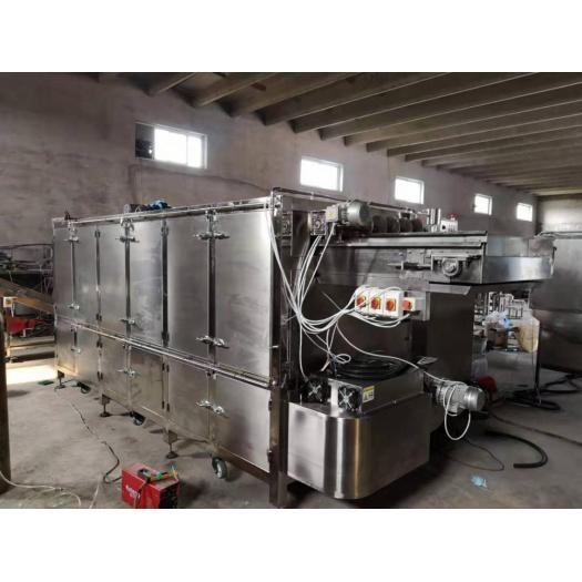 Large capacity popcorn production line for plant