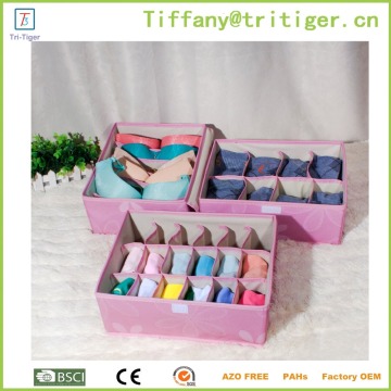 underwear folding storage box bra socks underwear organizer non woven