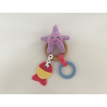 Starfish with Teether and Wood