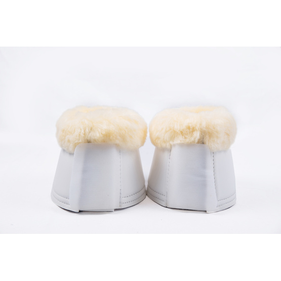 Sheepskin Bell Boots Over Reach boots