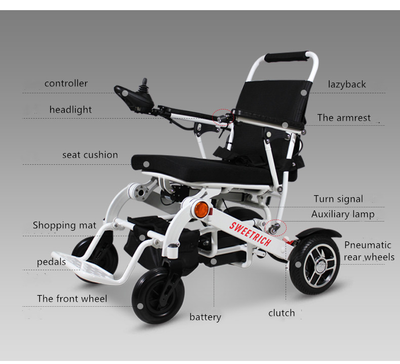 Light Folding Wheelchair