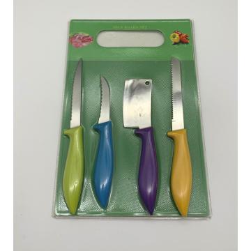 5pcs kitchen knife board set