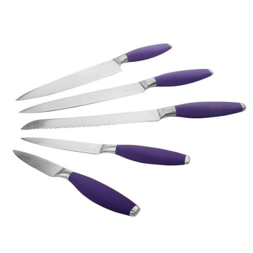 Beautiful Violet Color Kitchen Knife Set